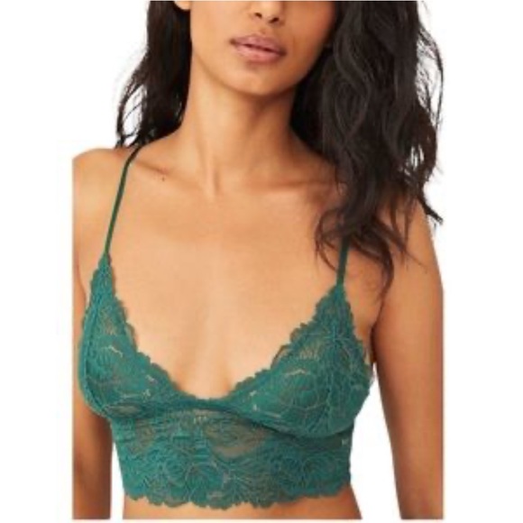 Free People Other - Free People Teal Lace Bralette